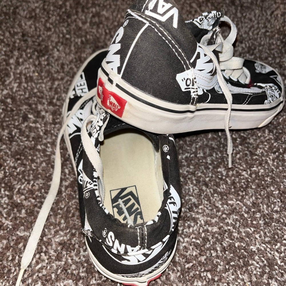 Vans Black and White Sneakers